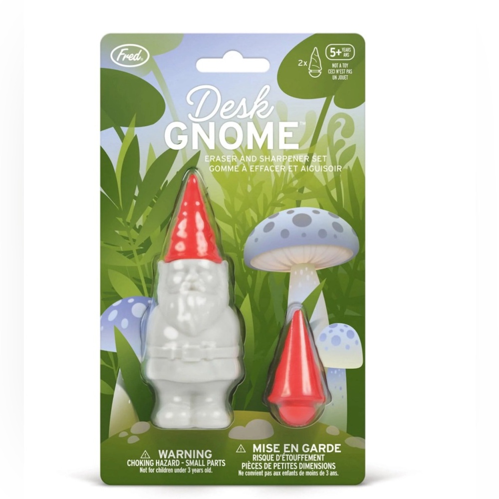 Desk Gnome | Eraser & Sharpener Set